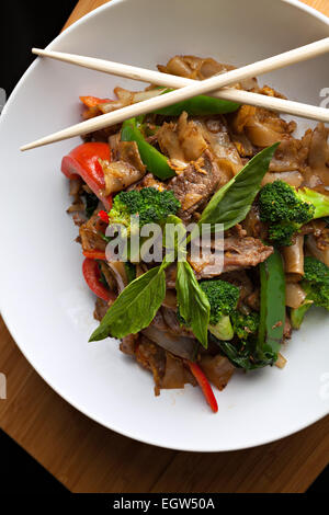 Betrunkene Noodle Thai-Küche Stockfoto