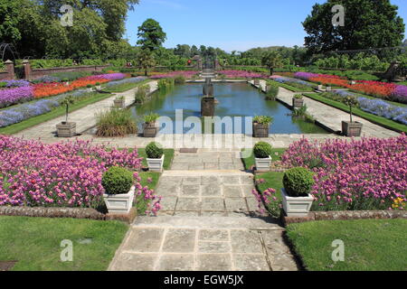 Die schönen Gärten des Kensington Palace in London, Großbritannien Stockfoto