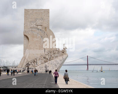 Das Padrão Dos Descobrimentos in Belém, Lissabon, Portugal Stockfoto