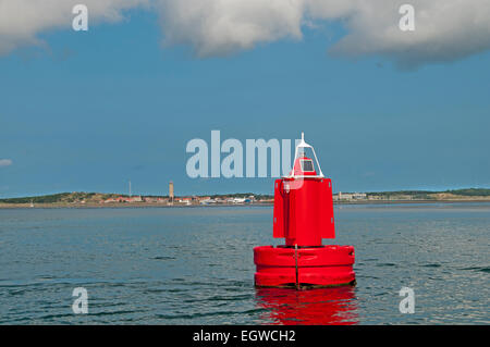 Terschelling Friesland Brandaris Leuchtturm Wattenmeer Wad Seehafen Hafen Niederlande Stockfoto