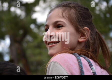 Porträt von schönen Mädchen Stockfoto