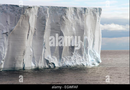 Tabellarische Eisberg in der Nähe von Elephant Island antarktische Halbinsel Stockfoto