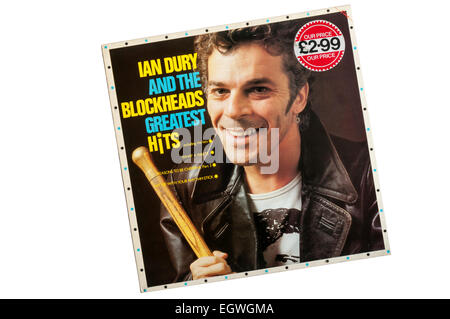 Ian Dury & The Blockheads Greatest Hits war ein Compilation-Album im Jahr 1981 veröffentlicht. Stockfoto