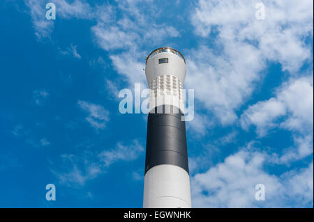 der Turm und der neue Leuchtturm Dungeness. Stockfoto