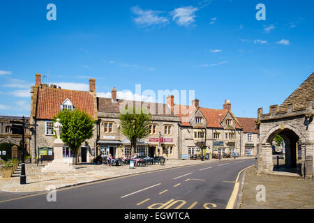 Somerton, eine schöne alte kleine Marktstadt in Somerset, England, UK Stockfoto