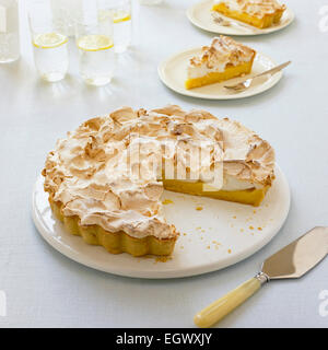 Lemon Meringue Pie Stockfoto