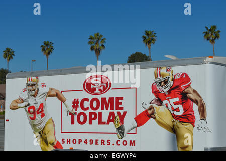 Levi's-Stadion von den San Francisco 49ers veranstaltet der Super Bowl 2016, Santa Clara CA Stockfoto