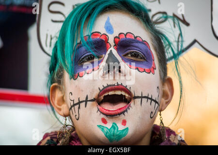 London, UK. 3. März 2015. Protest gegen mexikanische Präsident Peña Nieto U.K besuchen Credit: Guy Corbishley/Alamy Live News Stockfoto