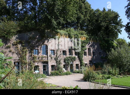 19. Jahrhundert Fort Hoofddijk, heute der Botanische Garten der Universität Utrecht an der Uithof Standort, Niederlande Stockfoto