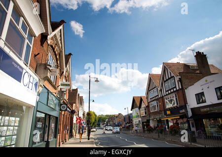 Cobham Dorf High Street in Surrey, England, UK Stockfoto