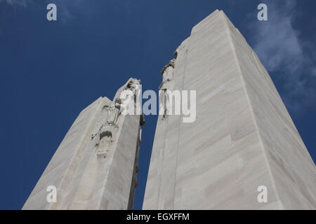 Canadian National Vimy Memorial. Mémorial nationale du Canada À Vimy Stockfoto