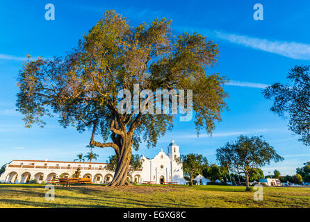 Mission San Luis Rey de Francia (gegründet 1798). Oceanside, California, United States. Stockfoto