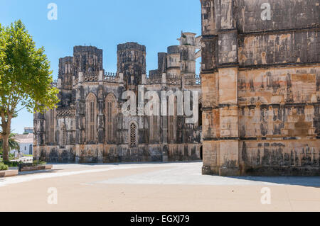 Die unvollendeten Kapellen im Kloster Batalha in Portugal Stockfoto