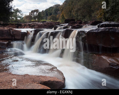 Wain Wath Wasserfälle in der Nähe von Keld, Swaledale, Yorkshire, England Stockfoto