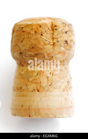 Ein Korken aus einer Flasche Champagner Stockfoto