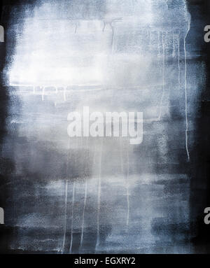 Hohe Auflösung künstlerische blau bemalte Textur Hintergrund auf Leinwand Stockfoto