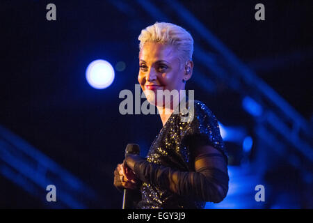 Maré de Agosto Festival 2014 - Auftritte Featuring: Mariza wo: Azoren, Portugal bei: 23. August 2014 Stockfoto