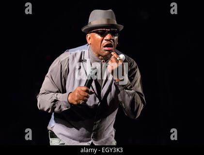 Maré de Agosto Festival 2014 - Performances mit: John Lee Hooker Jr. wo: Azoren, Portugal bei: 23. August 2014 Stockfoto