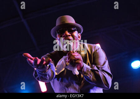 Maré de Agosto Festival 2014 - Performances mit: John Lee Hooker Jr. wo: Azoren, Portugal bei: 23. August 2014 Stockfoto