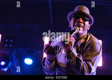 Maré de Agosto Festival 2014 - Performances mit: John Lee Hooker Jr. wo: Azoren, Portugal bei: 23. August 2014 Stockfoto