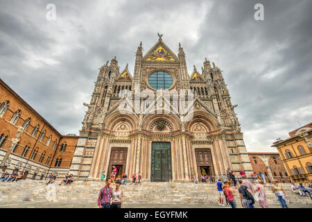 Dom von Siena, Siena, Toskana, Italien Stockfoto