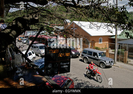 Blick vom Baumhaus Restaurant in Santa Elena, Costa Rica Stockfoto
