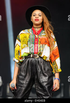 Neon Dschungel führen live beim Fusion Festival in Birmingham am Samstag Featuring: Neon Dschungel wo: Birmingham, Vereinigtes Königreich bei: 30. August 2014 Stockfoto