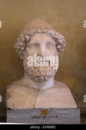 Herm des Hephaistos. Vatikanischen Museen. Stockfoto