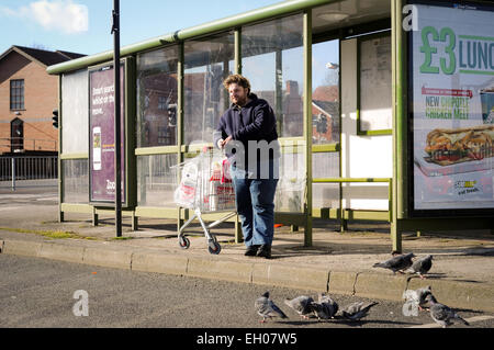 Mansfield, Nottingham, UK. 4. März 2015. Frühling liegt in der Luft an klaren sonnigen Tag, aber die Temperatur bleiben kalt. Bildnachweis: IFIMAGE/Alamy Live-Nachrichten Stockfoto