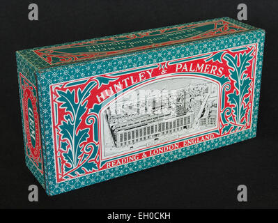 Huntley & Palmers Kekse Zinn, Foto 1 Stockfoto