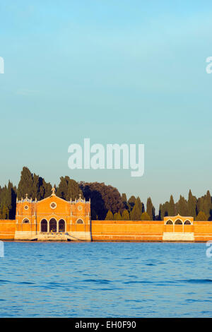 Europa, Italien, Veneto, Venedig, Friedhof auf der Insel von San Michele Stockfoto