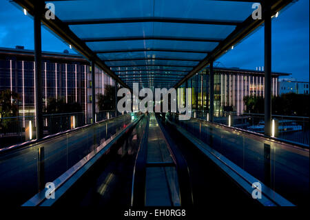 VW Autostadt Wolfsburg niedriger Sachsen Deutschland Volkswagen Twilight Europa Stockfoto