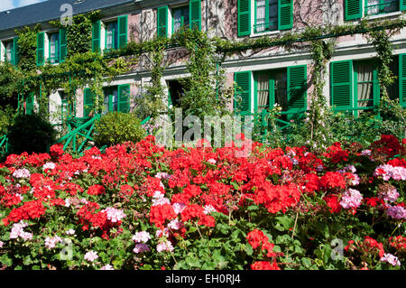 Claude Monet Garten Giverny Departement Eure Frankreich Europa Stockfoto