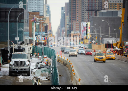 10 Avenue in Manhattan in New York-Nordamerika-USA Stockfoto