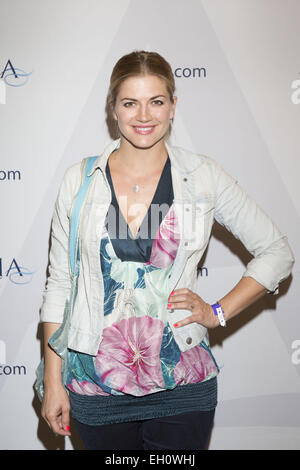 Hamburger Sommerfest (Sommerfest) bei Aspria Uhlenhorst. Mitwirkende: Nina Bott wo: Hamburg, Deutschland bei: 30. August 2014 Stockfoto