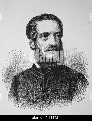 Louis Kossuth, 1802-1894, ungarischen Nationalhelden, historischen Holzschnitt, um 1880 Stockfoto