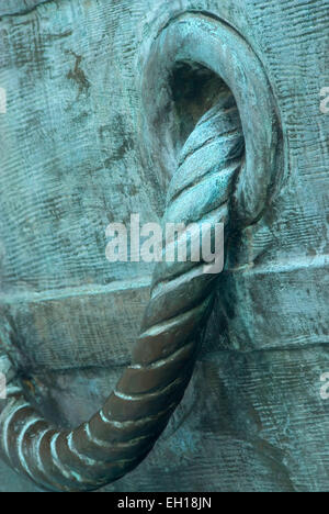 Spanisch-Amerikanischen Krieg Memorial Detail, Bushnell Park, Hartford, Connecticut Stockfoto