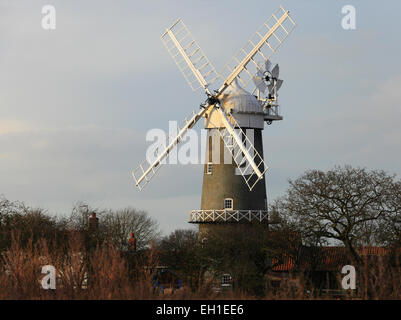 Bircham Windmühle in Norfolk, England. Stockfoto