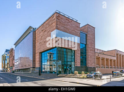 Cowcaddens Straße Eingang zum Royal Conservatoire of Scotland in Glasgow Schottland Stockfoto