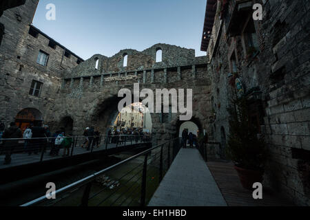 Port-Pretoria, Aosta, Aostatal, Italien Stockfoto