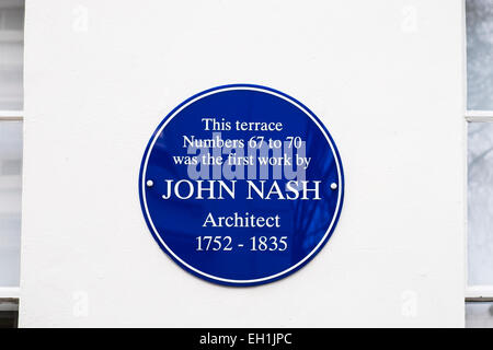 John Nash Terrasse Great Russell Street - London Stockfoto