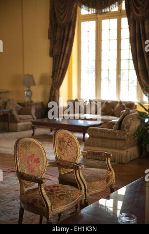 Old Winter Palace Hotel, Luxor, Ägypten. Stockfoto