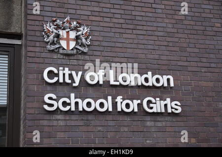 Die City of London School for Girls in der Barbican, London Stockfoto