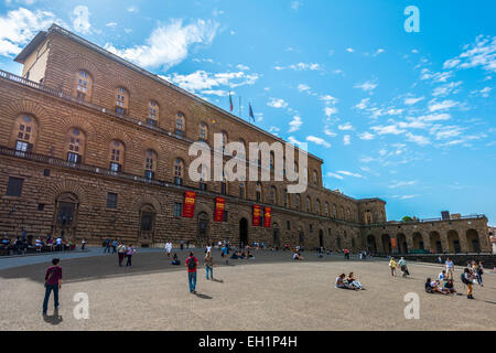 Palazzo Pitti, Eingang zu den Boboli-Gärten oder Giardino di Boboli, Florenz, Toskana, Italien Stockfoto