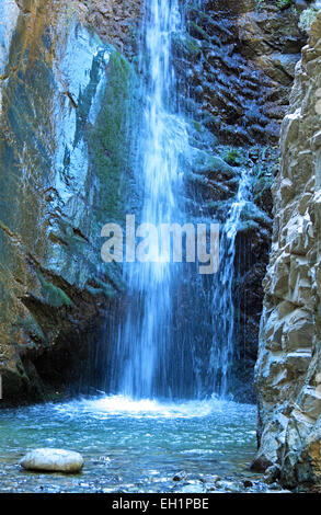 Millomeris Wasserfälle im Troodos-Gebirge, Zypern Stockfoto