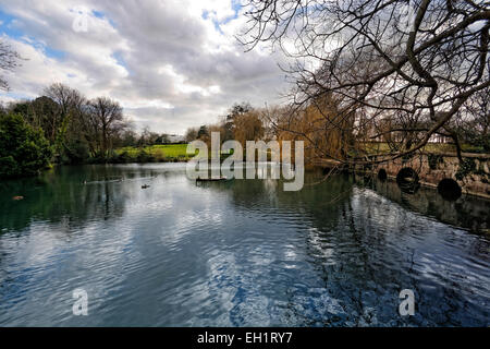 Westover House mit Blick auf den See und die Barrington Zeile, Winkle Street, Isle Of Wight, Großbritannien Stockfoto