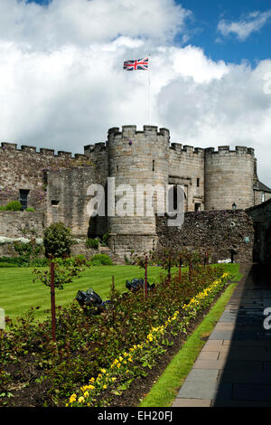 Eingang Türmen, Stirling Castle, Stirling, Schottland, Vereinigtes Königreich Stockfoto