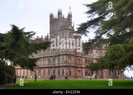 Highclere Castle, Hampshire, England, Vereinigtes Königreich Stockfoto