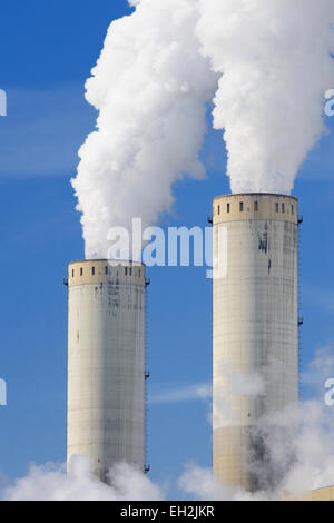 Frimmersdorf Kraftwerk, Nordrhein-Westfalen, Deutschland Stockfoto