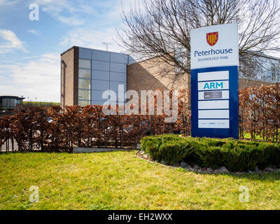 ARM Hauptsitz Campus in Cambridge UK Stockfoto